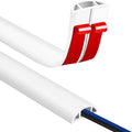 Floor Cord Covers for Wires 10FT Cable Hider Wire Cover Self Adhesive Cord by JAHOMFAI