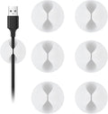 Shintop Cable Clips, 6 Pack White Cord Holder Cable Management Wire Organizer by Shintop
