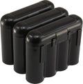 Powertron Batteries 3 Pack AA/AAA / CR123A Black Battery Holder Storage Cases by Unknown