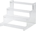 4-Tier Acrylic Display Riser Stand – 22.8x20x18.2cm Clear Perfume Stand by Unknown