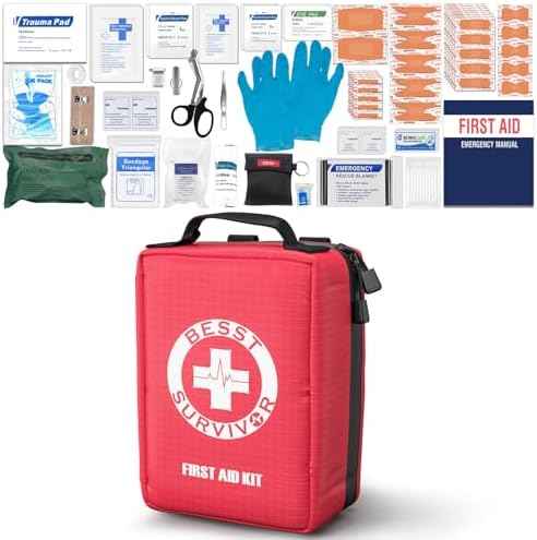 Besst Survivor Premium First Aid Kit - Waterproof Molle Medical Bag