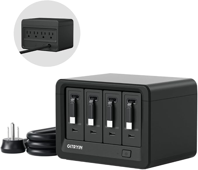 Gitryin 12-in-1 Desktop Charging Station by GITRYIN