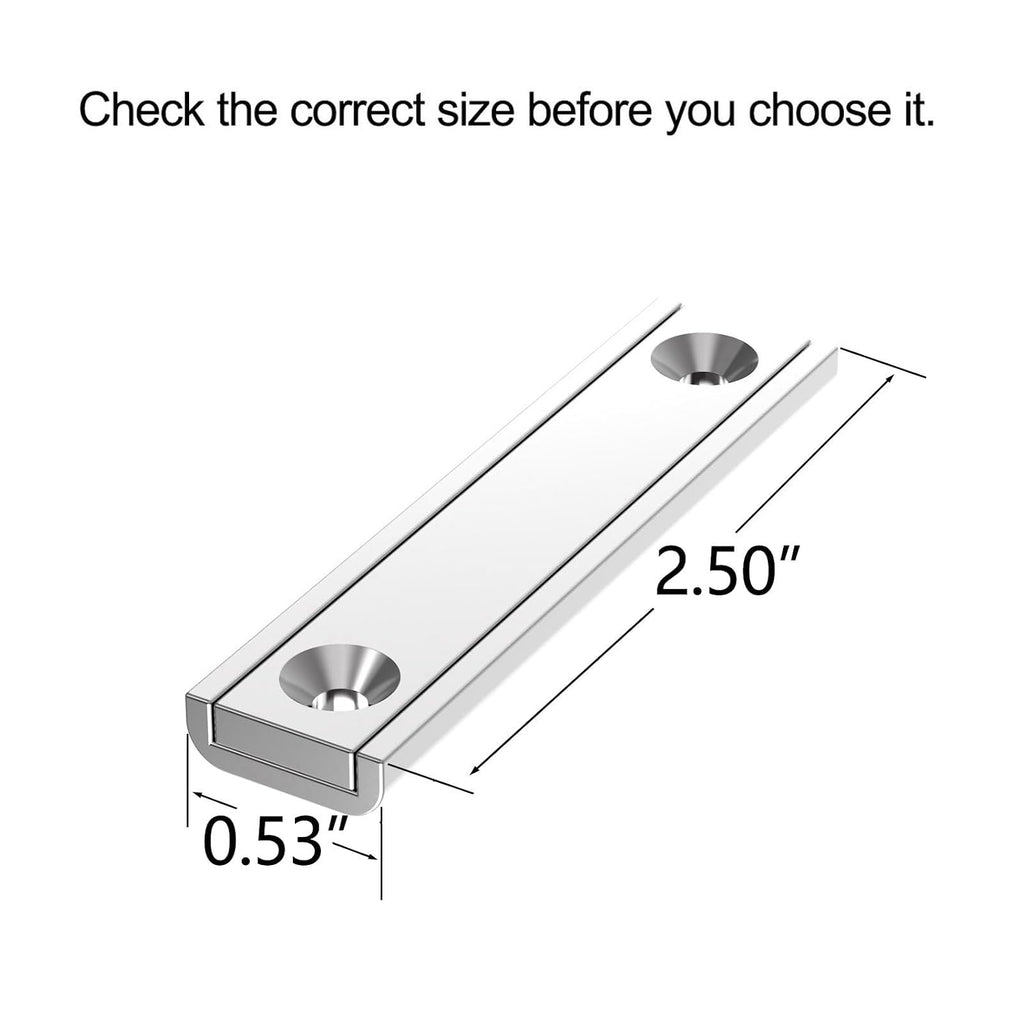 Super Strong Magnetic Tool Holder Channel Magnet - 2.50" Length-10