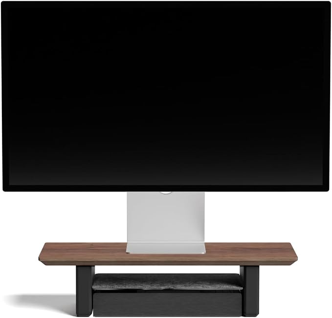 Raico Desk Cockpit Shelf Monitor Stand System Dual Screen Setup Wood Large Desk - Image 2
