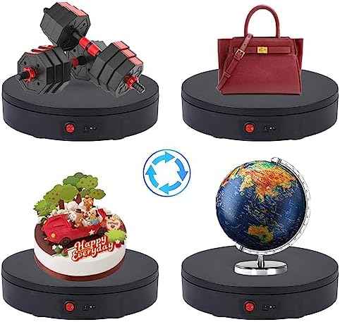 JAYEGT Motorized Rotating Display Stand,330 Lbs Load,360 Degree