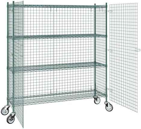 18"x60"x70" Metal Wire Green Security Heavy Duty Commercial NSF