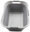 SAMMART 30L Collapsible Plastic Laundry Basket by SAMMART