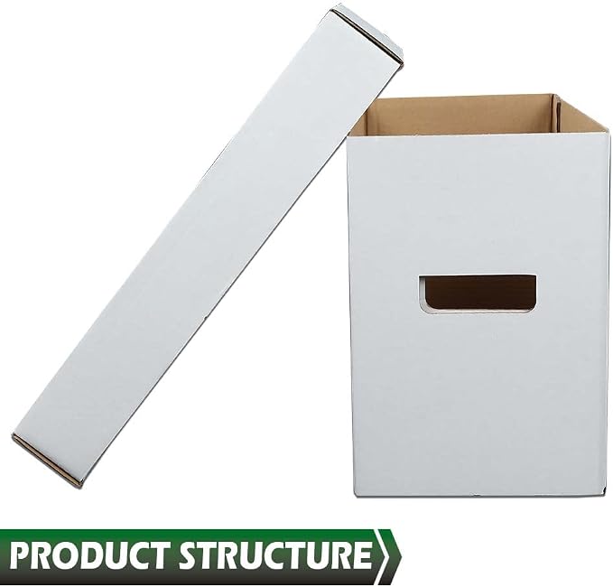 GRAND ORANGE 5 Pack Comic Book Storage Boxes, Holds 150-175 Comics - Image 6