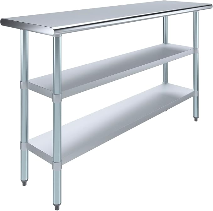 AmGood Stainless Steel Work Table by AmGood