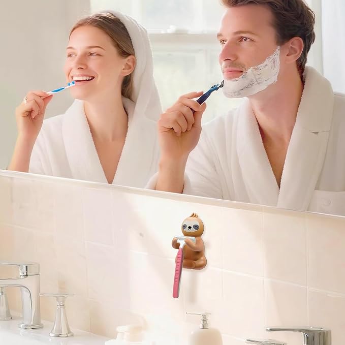Cute Sloth Razor Holder Shower, Cute Gadgets Leg Razor Holder, Funny Bathroom - Image 4