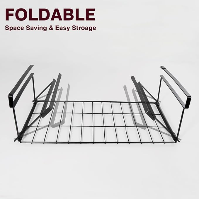 Foil and Plastic Wrap Organizer Kitchen Under Cabinet Desk Pantry Hanging - Image 7