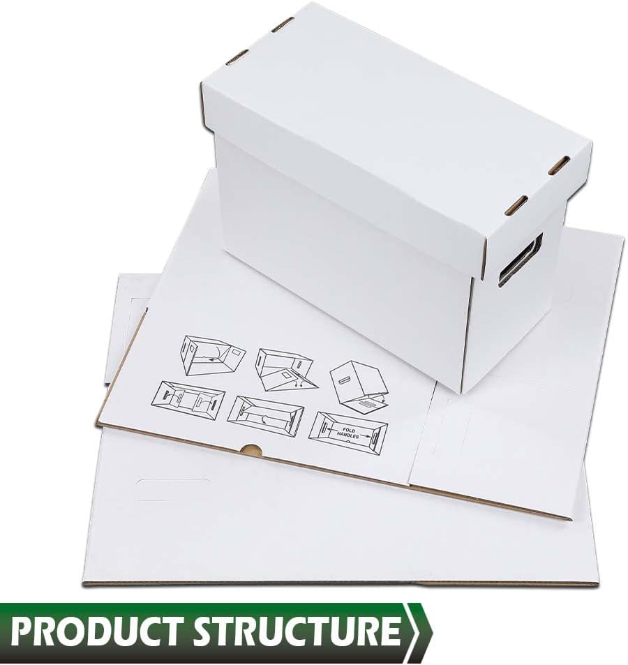 GRAND ORANGE 3 Pack Comic Book Storage Box Holds 150-175 Comics