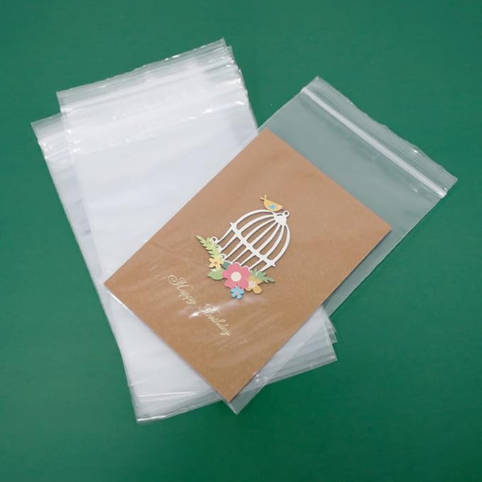 iMailer - 500 Count - 4" x 6" Small Plastic Bags- 2 Mil Clear Reclosable Bags - Image 6