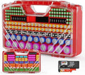Battery Organizer Storage Holder Box Case with Tester - 285 Batteries Double-Sided Variety Pack, Holds AA AAA 4A C D Cell 9V 3V Lithium LR44 CR2 CR123 CR1632 18650 Button (Batteries Not Included)