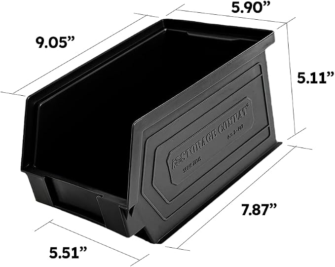 Plastic Storage Bins, Storage Organizer Bin - Image 2
