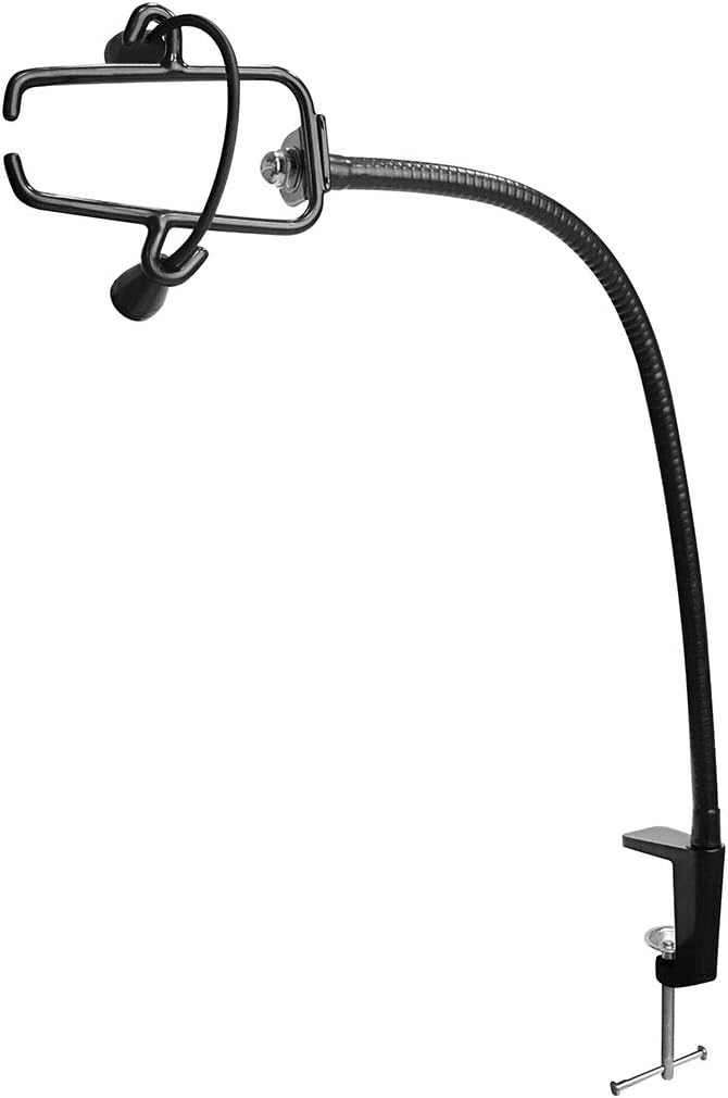 LUEXBOX Hands Free Blow Dryer Holder, Stainless Steel Hair Dryer Stand Clamp - Image 3