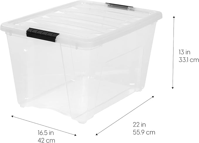 IRIS USA 51 L Plastic Storage Box - Image 2