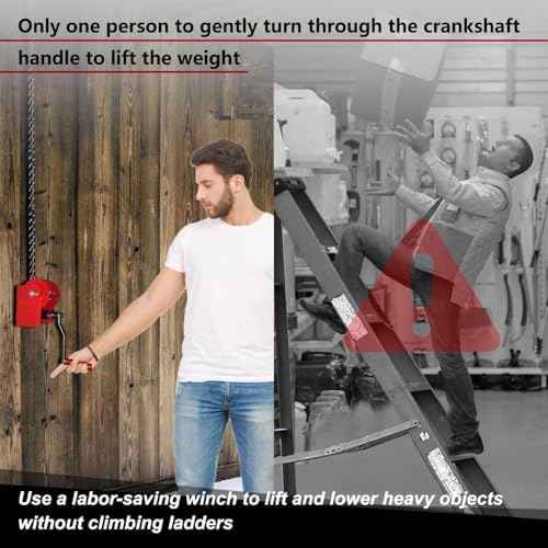 Heavy-duty Overhead Garage Storage Lift Hoist for Organization