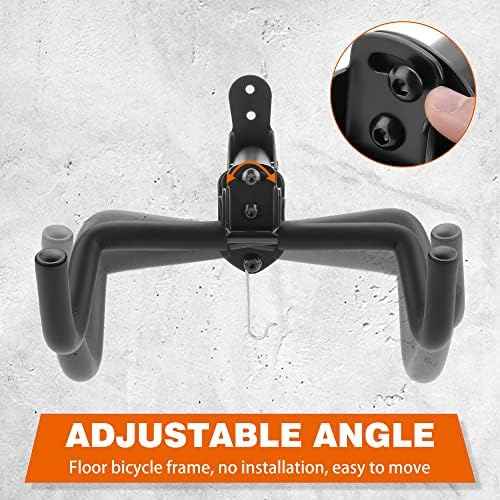 2PACK Bike Rack Garage Bike Wall Mount Bicycle Wall Hanger Bike Hook Bike Storage Rack for Indoor Storage Bike Horizontal Hanger Bicycle Wall Mount Bicycle Wall Rack