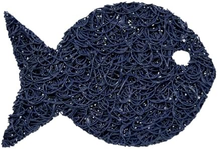 Soap Savers for bar soap, American Made by Luxiny, Lifts Soap in Soap Dishes & Shower Soap Holders -Handmade Soap Lasts Longer -Made with Plant Bsed Material (Navy Blue Fish)