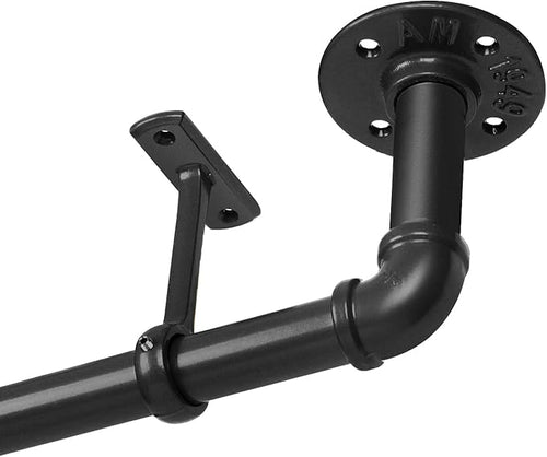 1-Inch Industrial Duct Curtain Rod - Image 2