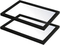 Coward 2Pcs Black Velvet Glass Lid by FocusOnJewelryDisplay15yrs