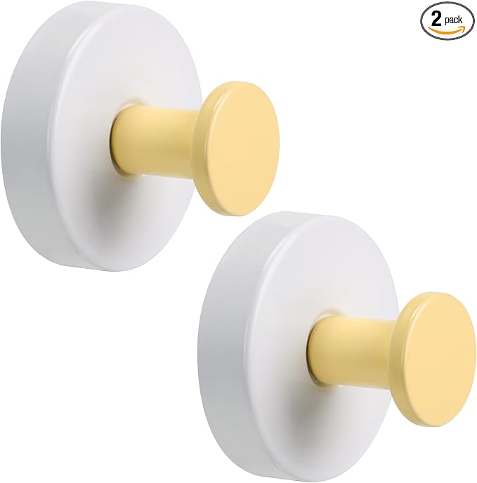 Suction Cup Hooks for Shower No-Drill Bathroom Hooks for Towels, Loofah by Fenas
