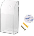 Hipiwe Wall Mount Remote Control Holder Clear Acrylic Media Organizer Storage by Hipiwe