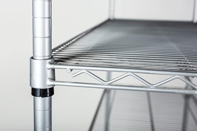 Omega 18" Deep x 42" Wide x 36" High 3 Tier Gray Starter Shelving Unit - Image 7