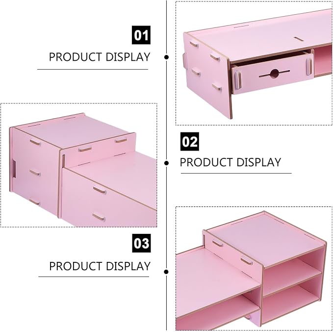 Pink Computer Monitor Stand Riser - Image 7