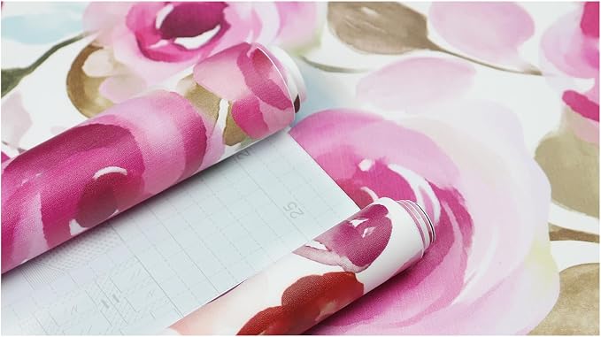 HAOKHOME Shelf Liner and Cabinet Liner Floral, Self-Adhesive Drawer Liners - Image 8