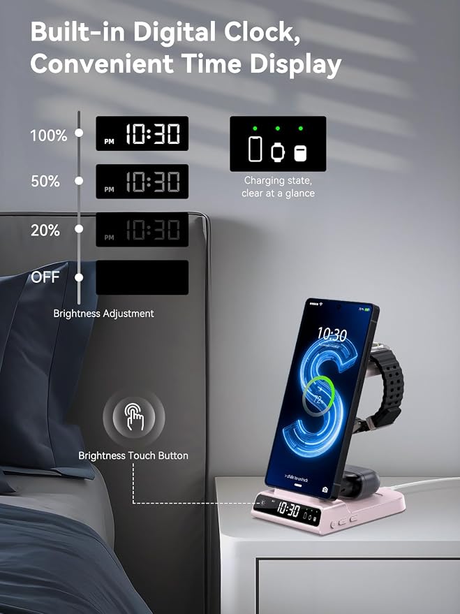 Wireless Charger for Samsung Charging Station - Image 5