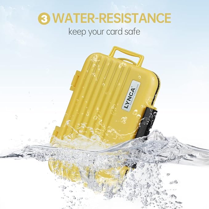 LYNCA 24 Slots Camera Memory Card Case Holder Water-Resistant Anti-Shock SD - Image 6