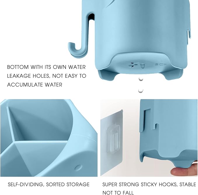 Kids Toothbrush Holder, Cute Elephant Toothbrush Holders - Image 2