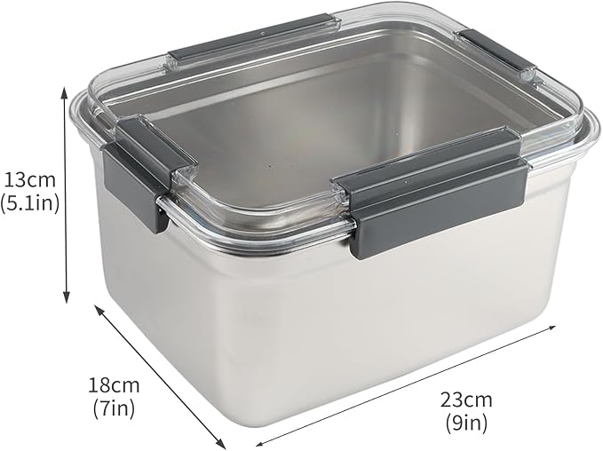 Cheese Container for Refrigerator, Stainless Steel Cheese Container - Image 7