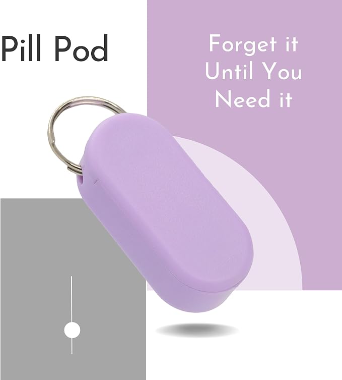 Keychain Pill Holder Single Pack – Lightweight Magnetic Pill Organizer - Image 6