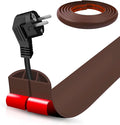 Floor Cord Cover Self Adhesive Cord Hider, 10FT Cable Management, Extension by DBHXXMB-HH