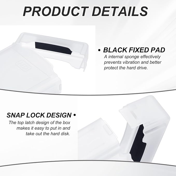 PATIKIL 6.5" x 4.5" Hard Drive Disk Case - Image 4