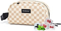 Cerbonny Reusable Lunch Bag, Khaki Checkerboard, Leak Proof, Zipper Closure by Cerbonny