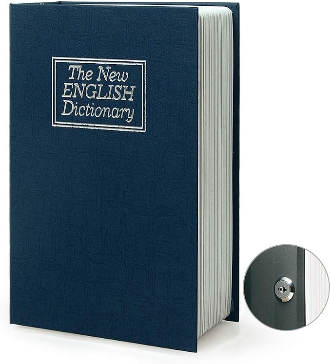 Diversion Book Safe Storage Box, Dictionary Secret Safe Can by PACOLO