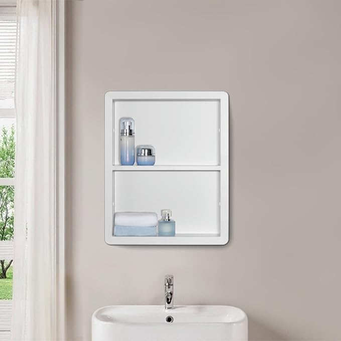 Shower Niche 14x18, Recessed Medicine Cabinet Without Mirror, 304 Stainless - Image 2