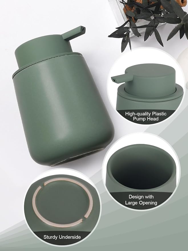 INGOFIN 3 Pcs Ceramic Bathroom Accessory Set - Image 4