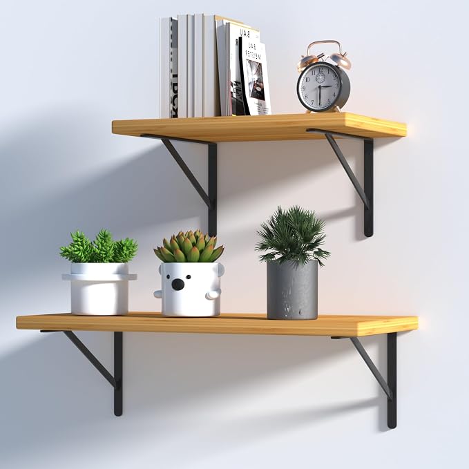 32 Pack L16 x H 10" Black Heavy Duty Shelf Brackets - Image 4