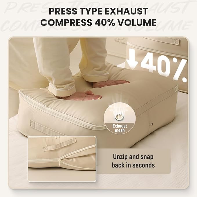 Ultra Space Saving Self Compression Organizer, 2026 Upgraded Space Saving Self - Image 3