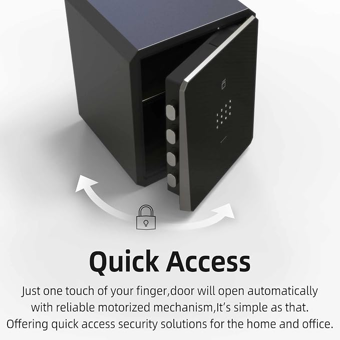 Home Safe, Fingerprint Password Safe Box - Image 6