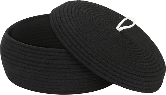Sea Team Round Cotton Rope Storage Basket by SeaTeam