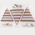 Elegant Gold Wall Mounted Nail Polish Rack by Unknown