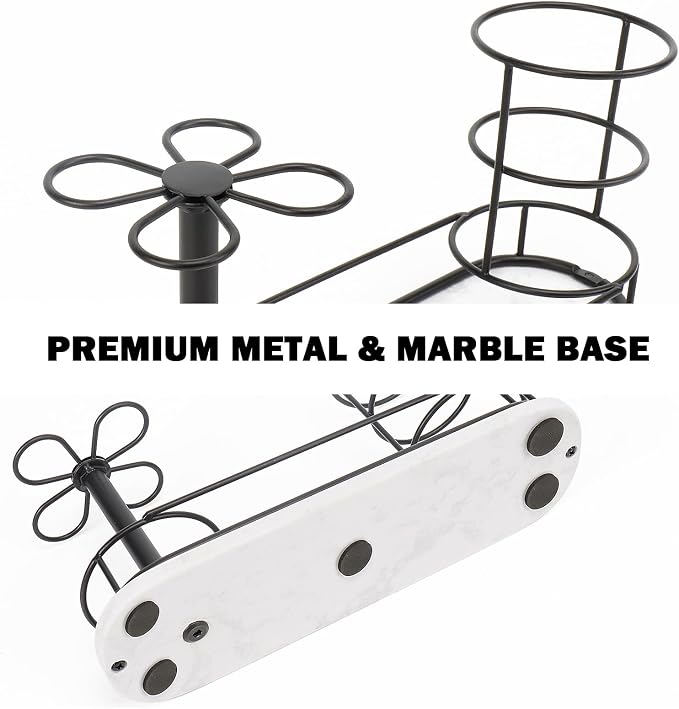 HarJue Toothbrush Holder Stand for Bathroom, Metal Toothbrush Organizer - Image 8