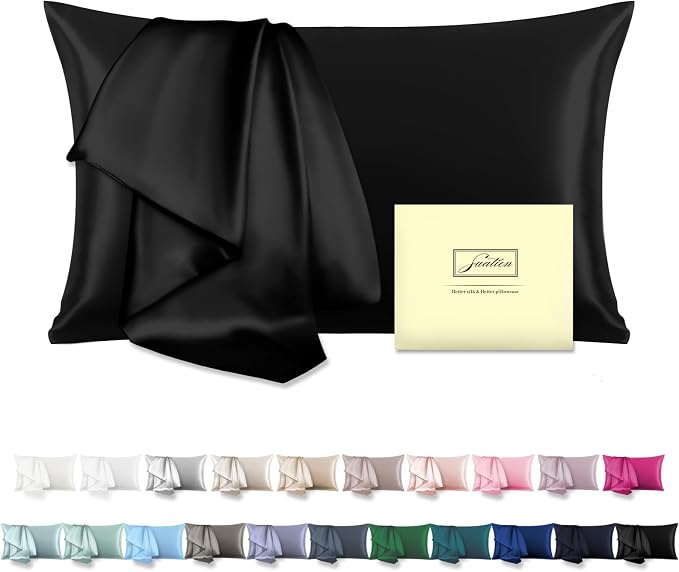 Natural Mulberry Silk Pillowcase by Suatien