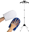 Clothes Steamer Stand Hanger with Steamer Ironing Glove for Steaming